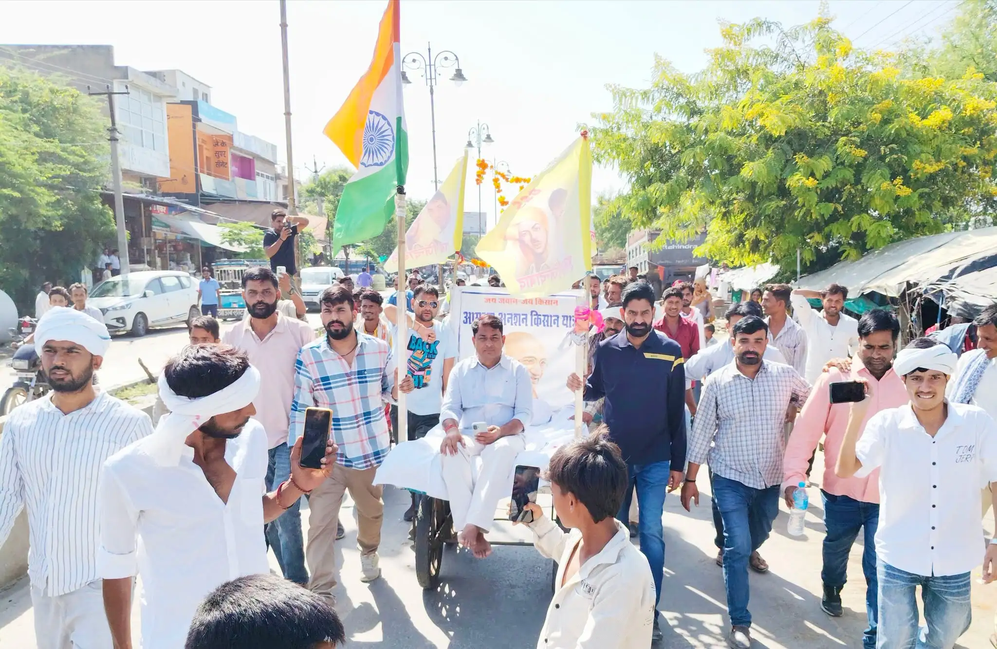 जयपुर कूच पर अड़े नरेश मीणा, कहा— गांधीवादी तरीके से जारी रहेगा प्रदर्शन, जयपुर पहुंचकर देंगे धरना