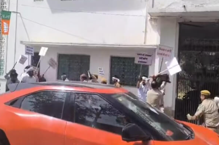 सरकार का बड़ा एक्शन: बीजेपी प्रदेशाध्यक्ष का रास्ता रोकने के मामले में एसपी भी हटाए गए