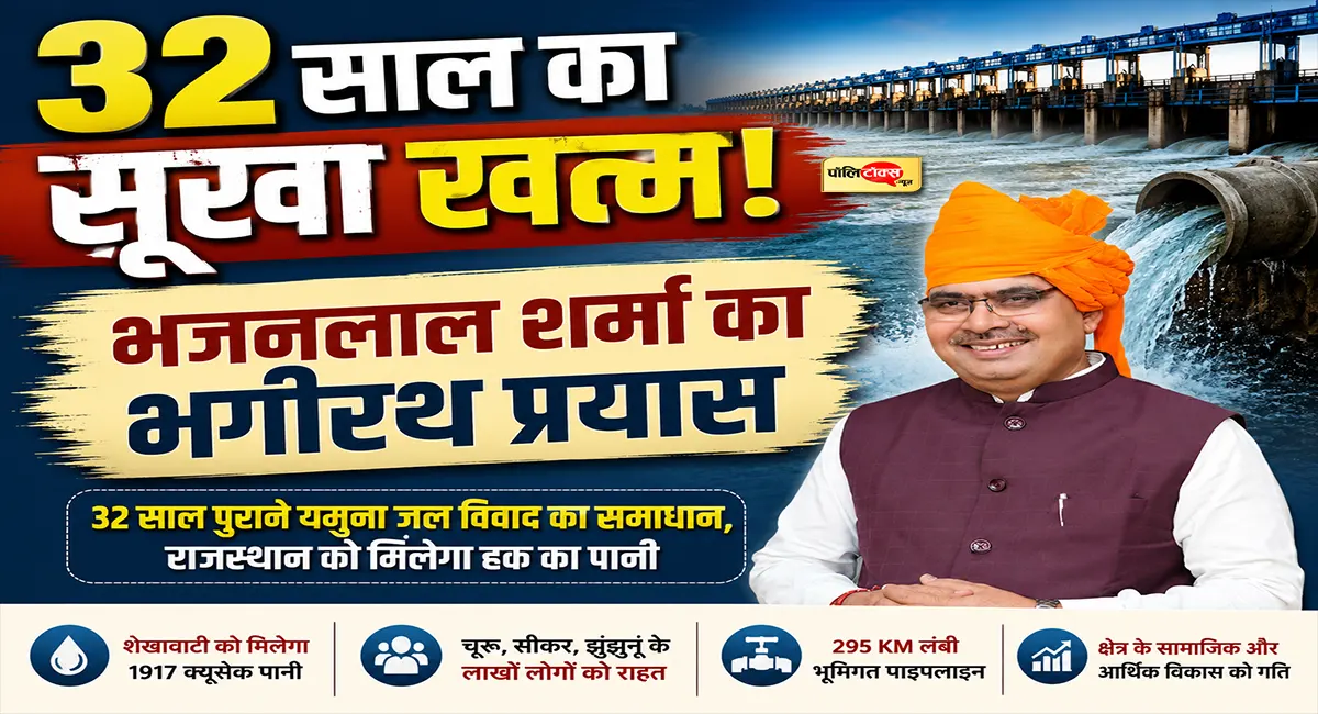 32 साल बाद खत्म हुआ यमुना जल विवाद, अमित शाह की मौजूदगी में राजस्थान-हरियाणा के बीच हुआ ऐतिहासिक समझौता