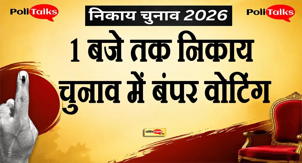 जयपुर के 18 निकायों में बंपर मतदान, 1 बजे तक 60.44% वोटिंग; किस निकाय में कितनी वोटिंग? देखें आंकड़े